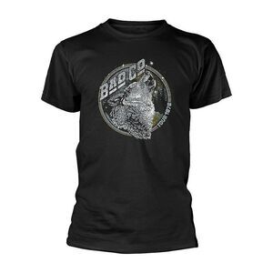 Bad Company Unisex Adult Wolf Cotton T-Shirt / Black
